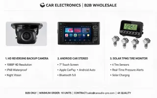 E-commerce car-electronics catalogs